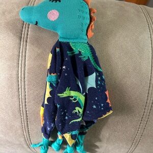 Little Sleepies Teal and Orange Dragon Lovey